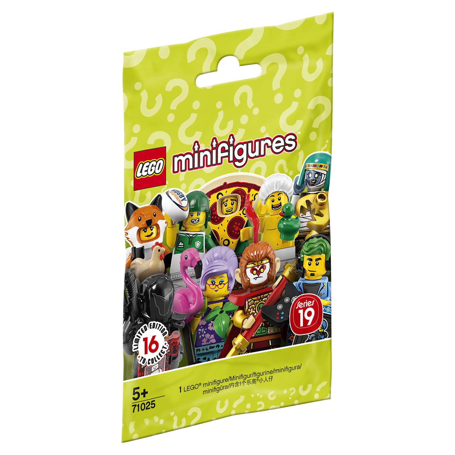 Конструктор LEGO Minifigures Серия 19 в непрозрачной упаковке (Сюрприз) 71025 - фото 1