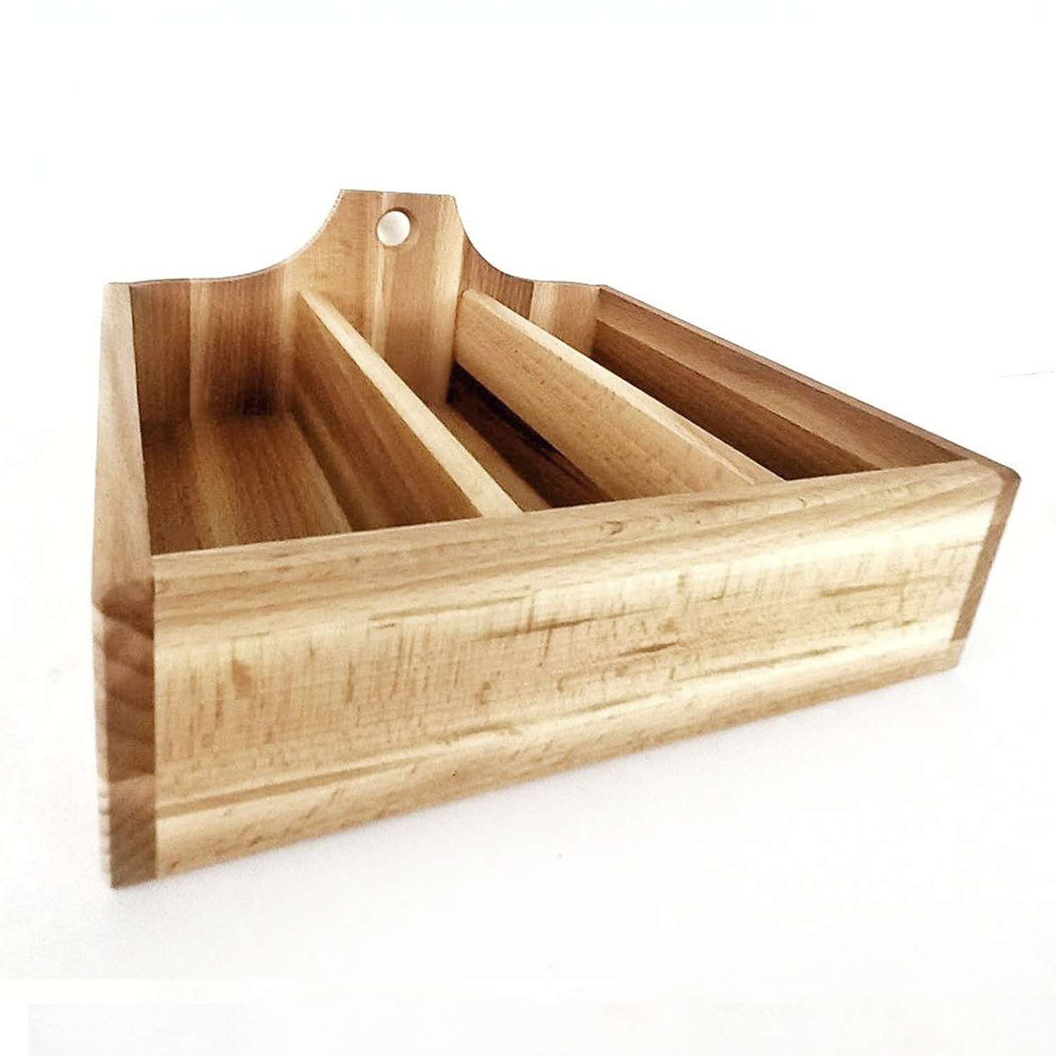 Подставка коробка Хозяюшка деревянная из бука для чайных пакетиков 25х22.5х11.5 см - фото 2