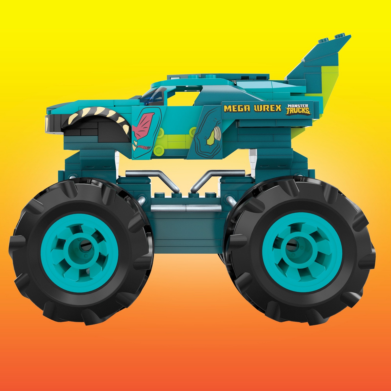 Конструктор Mega Construx Hot Wheels Монстр-трак Мега Рекс HDJ95 - фото 11