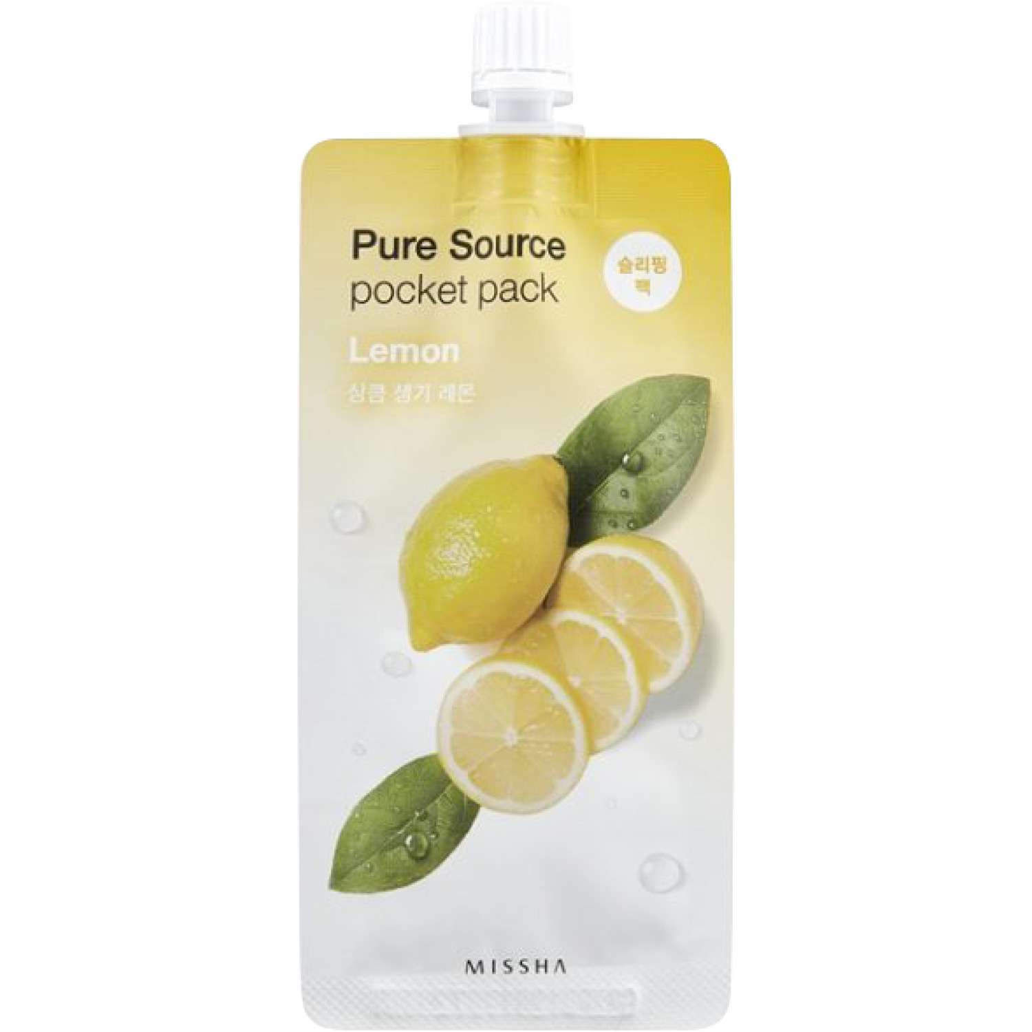 Маска кремовая MISSHA Pure Source с лимоном 10 мл - фото 1