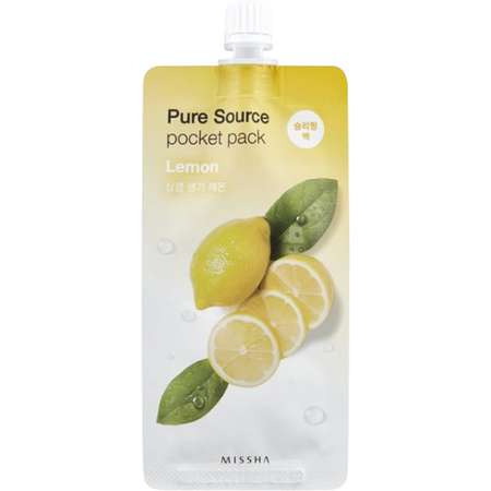 Маска кремовая MISSHA Pure Source с лимоном 10 мл