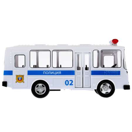 Машина Технопарк Автобус Паз Полиция инерционная 215909