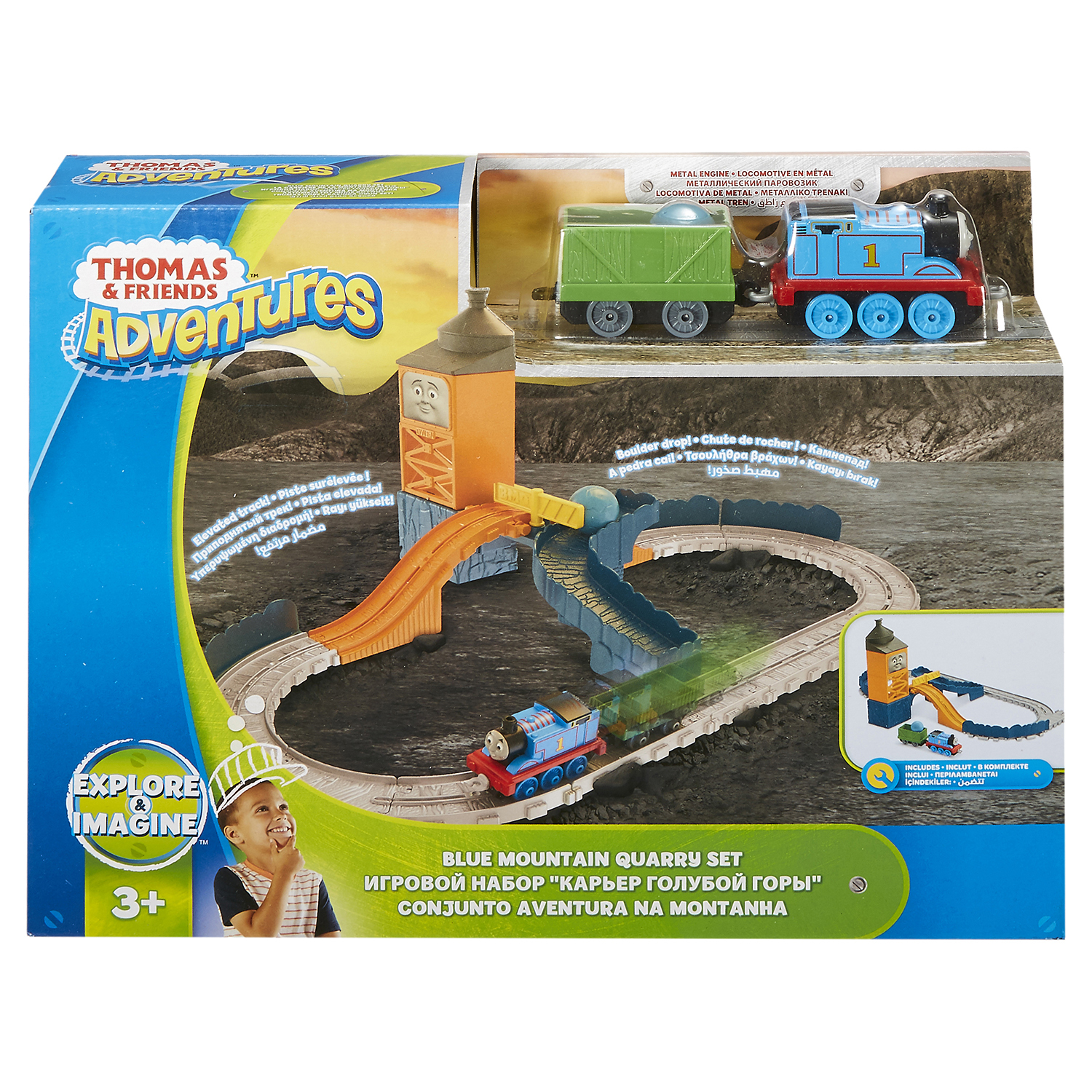 Поезд Thomas and Friends голубой FJP82 - фото 2