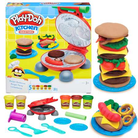 Набор для лепки Hasbro Play-Doh Бургер-гриль