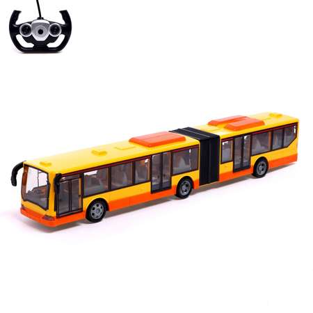 Автобус Автоград радиоуправляемый «Городской» работает от аккумулятора цвет желтый