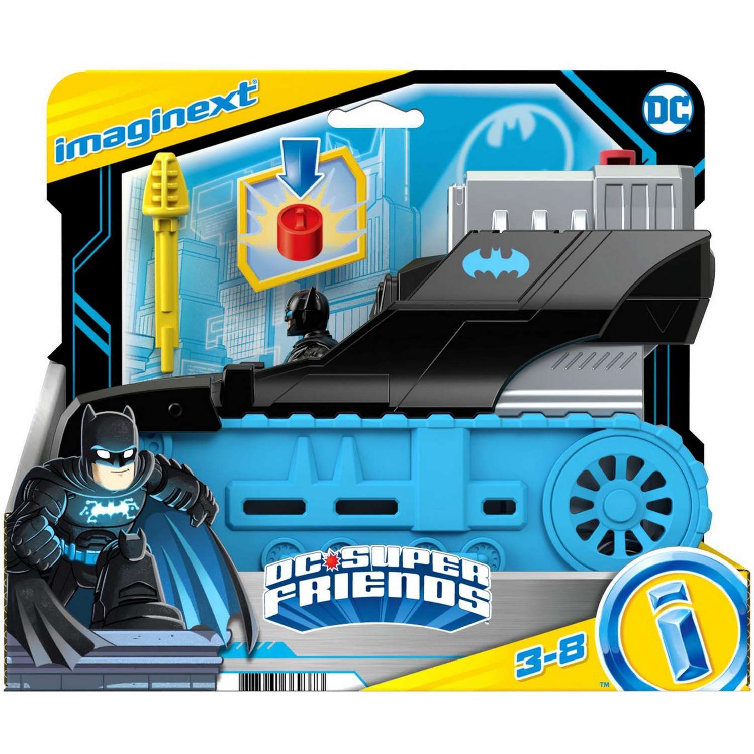 Набор игровой IMAGINEXT DC Super Friends Танк Бэтмена BatTech GVW26 - фото 2