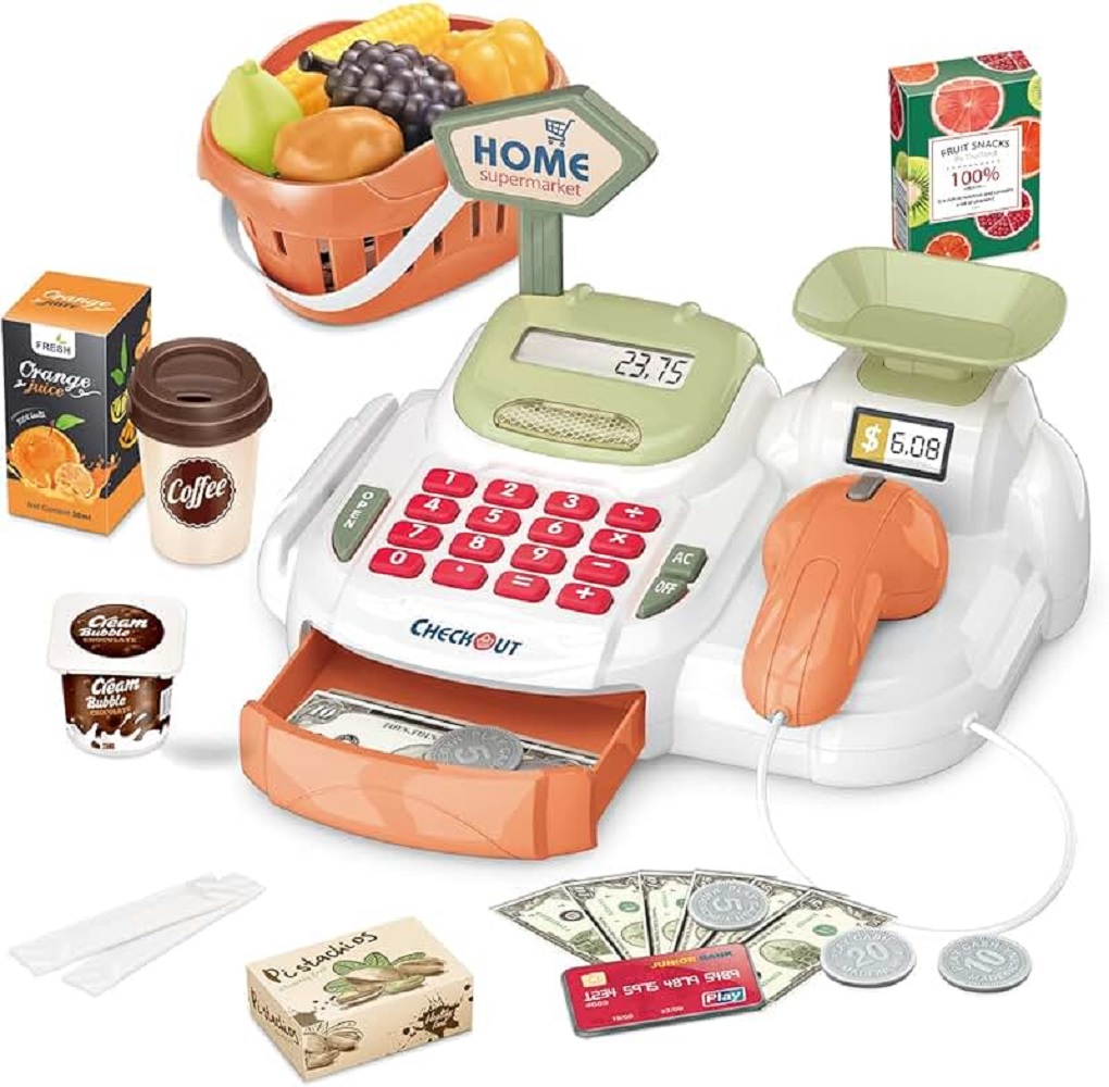 Игровой набор ТОТОША касса, продукты - фото 8