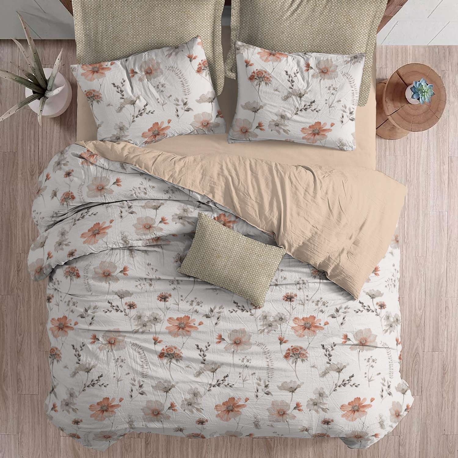 Комплект постельного белья Bravo Васаи 2-спальный макси наволочки 70х70 - фото 3