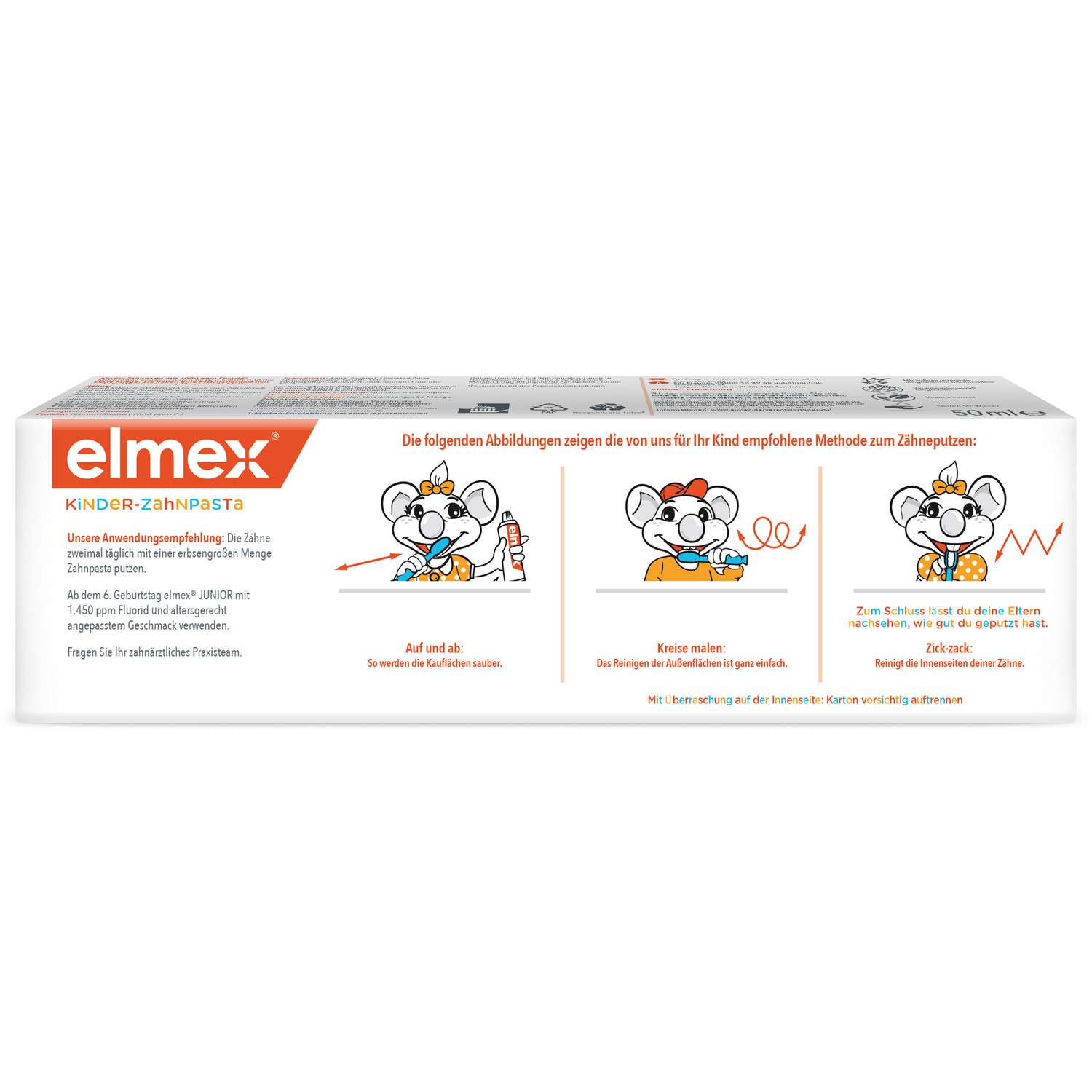 Зубная паста Colgate Elmex 50мл с 2 до 6лет - фото 3