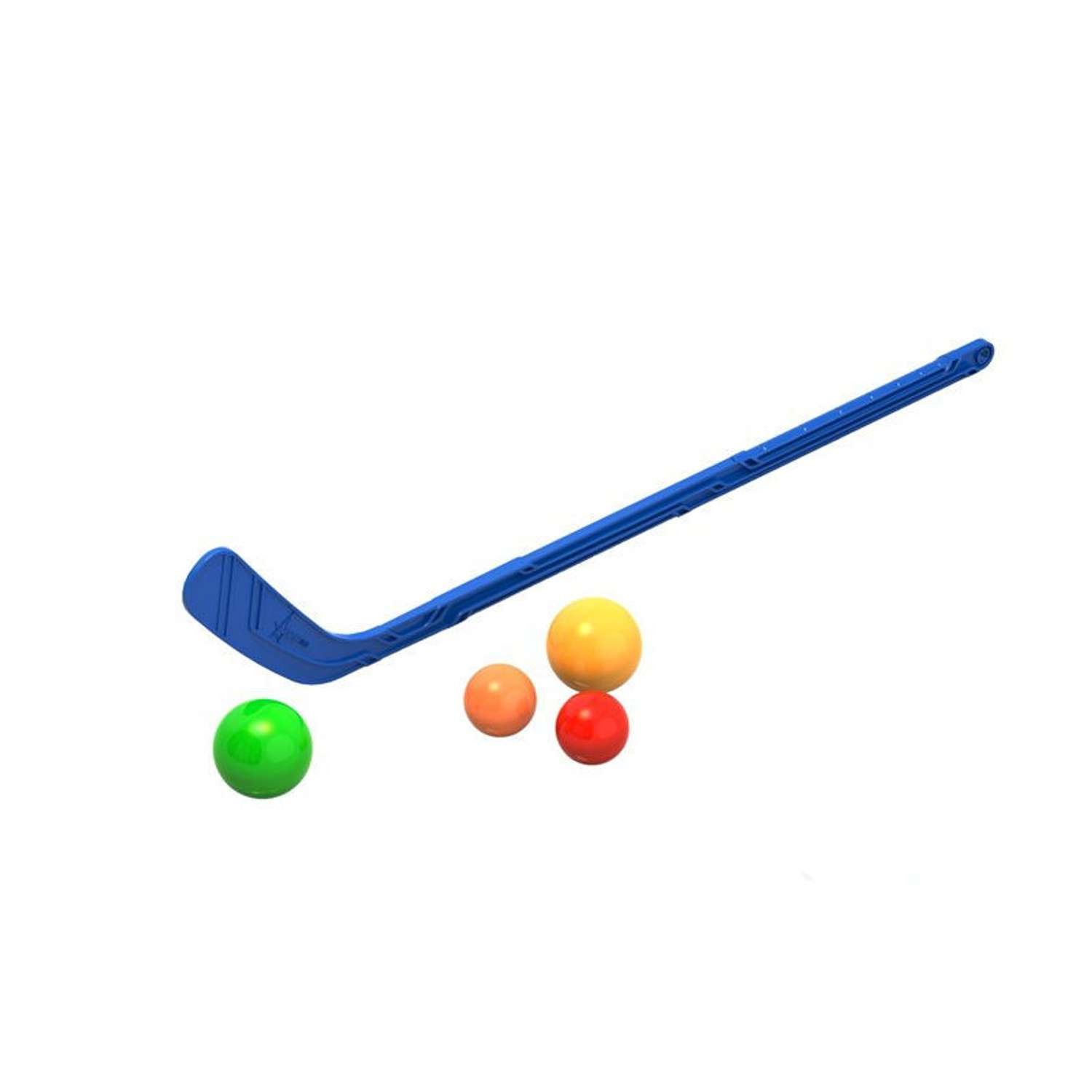 Набор Нордпласт Хоккей на траве (1 клюшка + 4 шарика) - фото 1