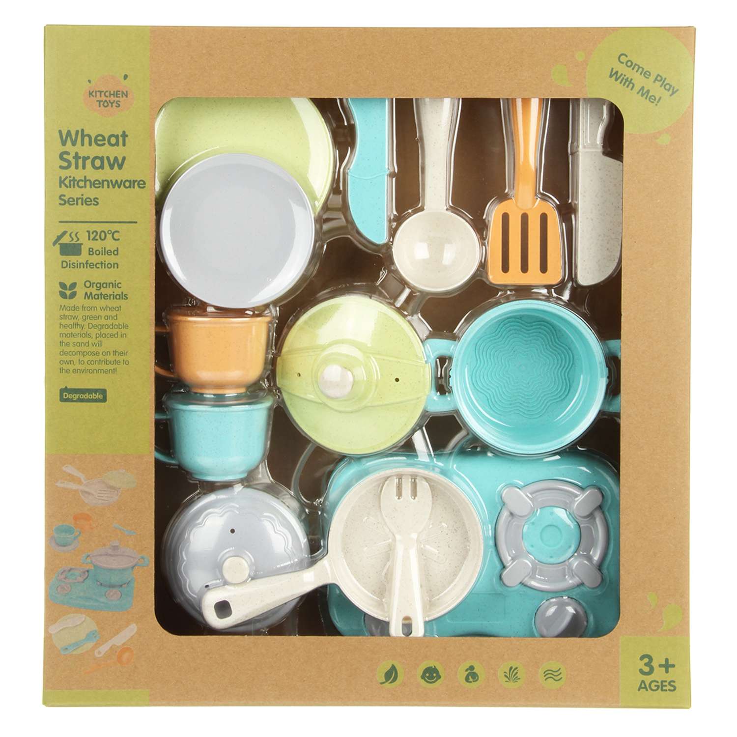 Детская посуда Veld Co 14 предметов плита - фото 2
