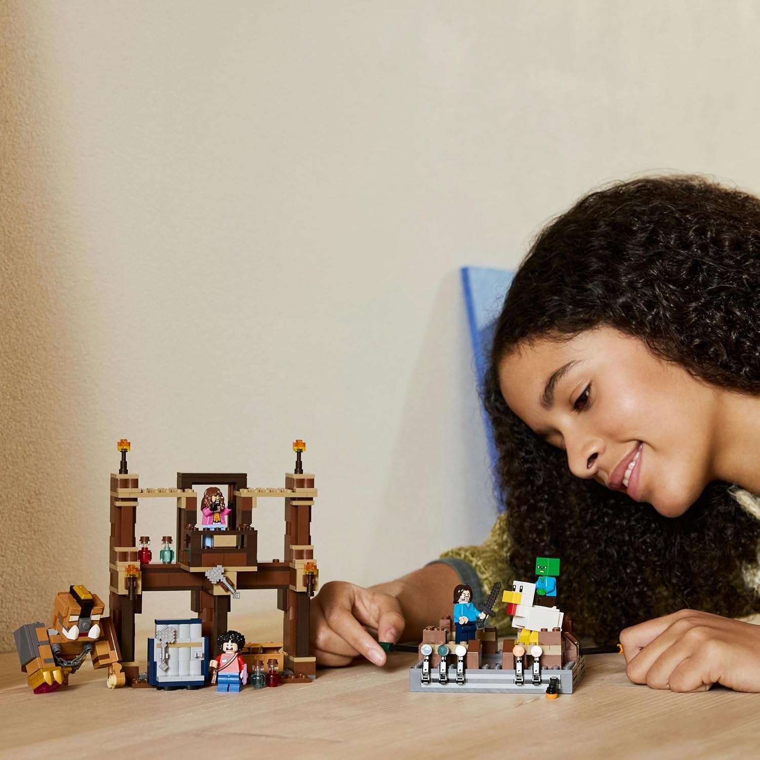 Конструктор LEGO Minecraft Лесной особняк блочный - фото 8