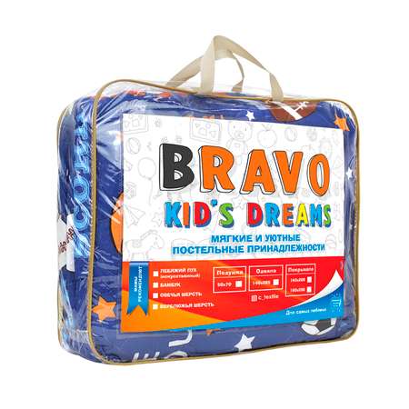 Покрывало BRAVO kids dreams Спорт 160х200 4434-1-4434а-1