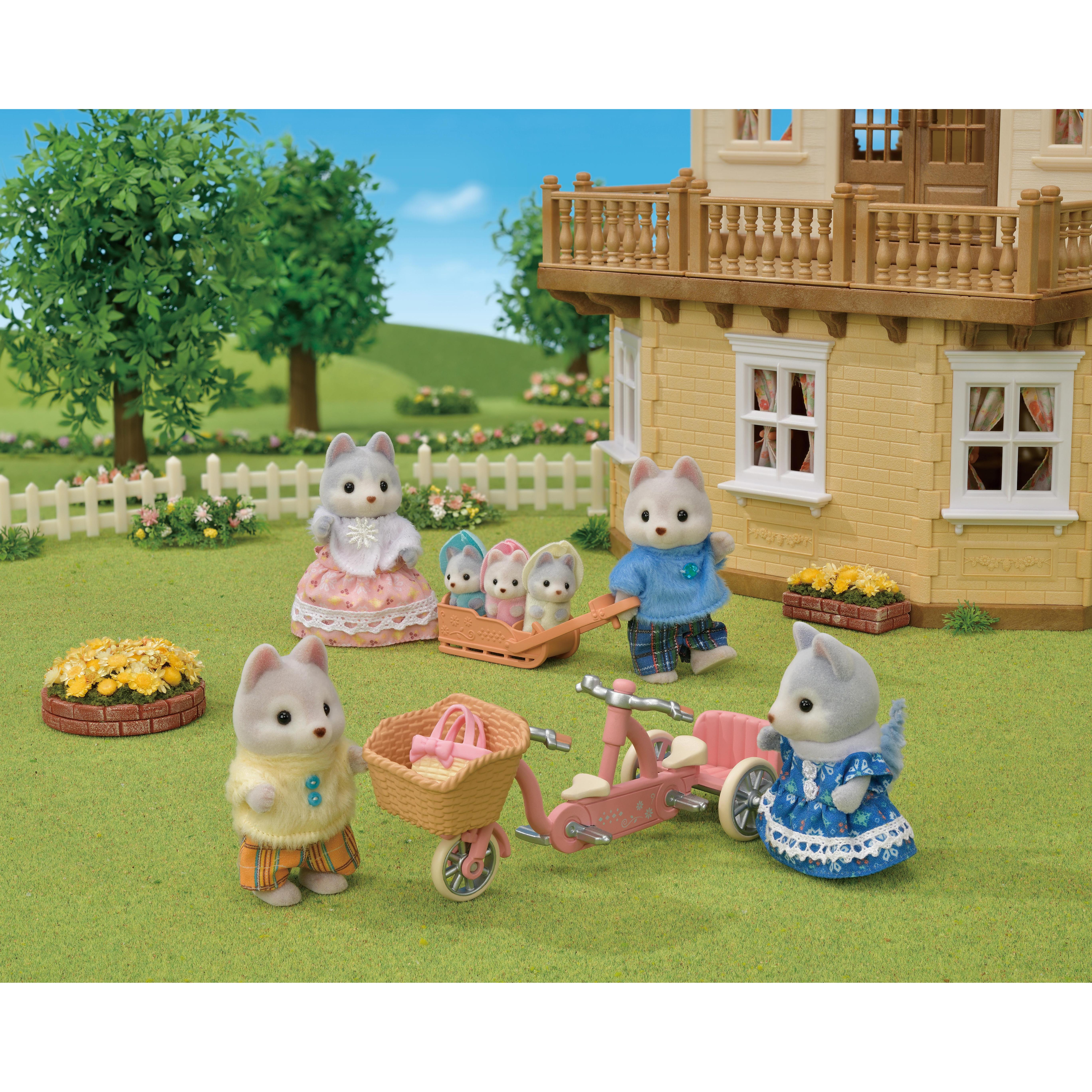 Игровой набор Sylvanian Families Брат и сестра Хаски - фото 8