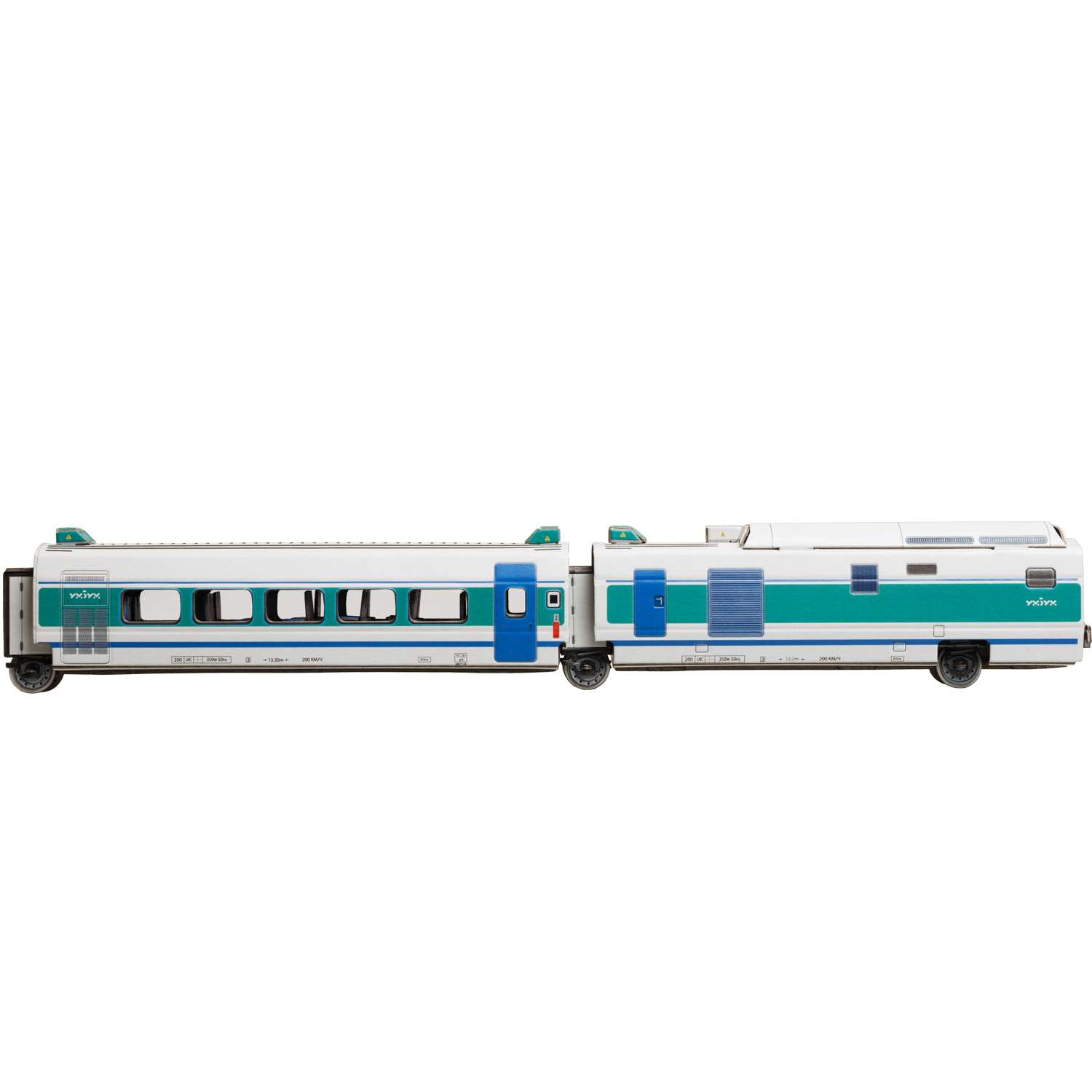Сборная модель Умная бумага железная дорога Скоростной поезд 643 643 - фото 1