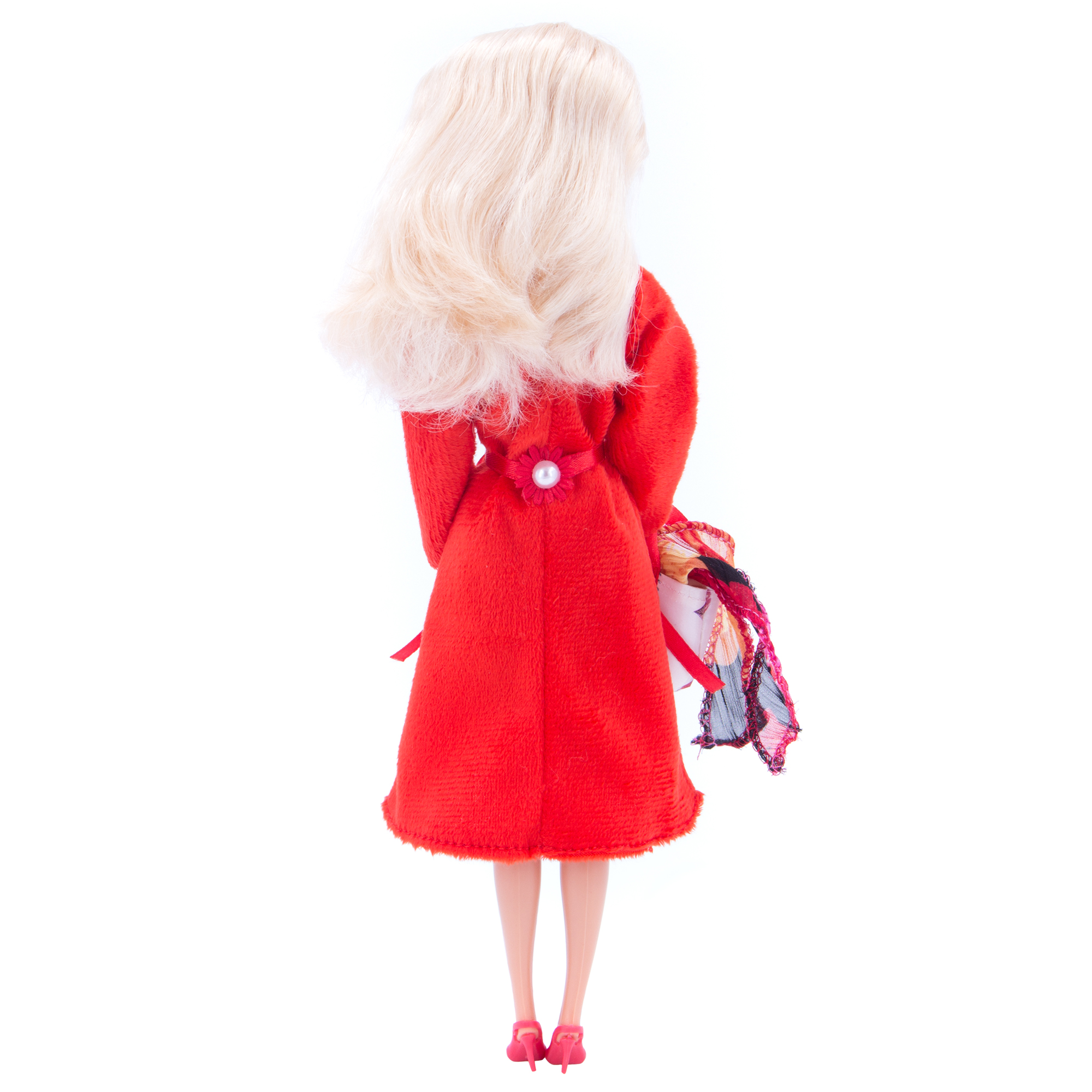 Пальто Модница для куклы 29 см 1906 красный 1906красный - фото 9