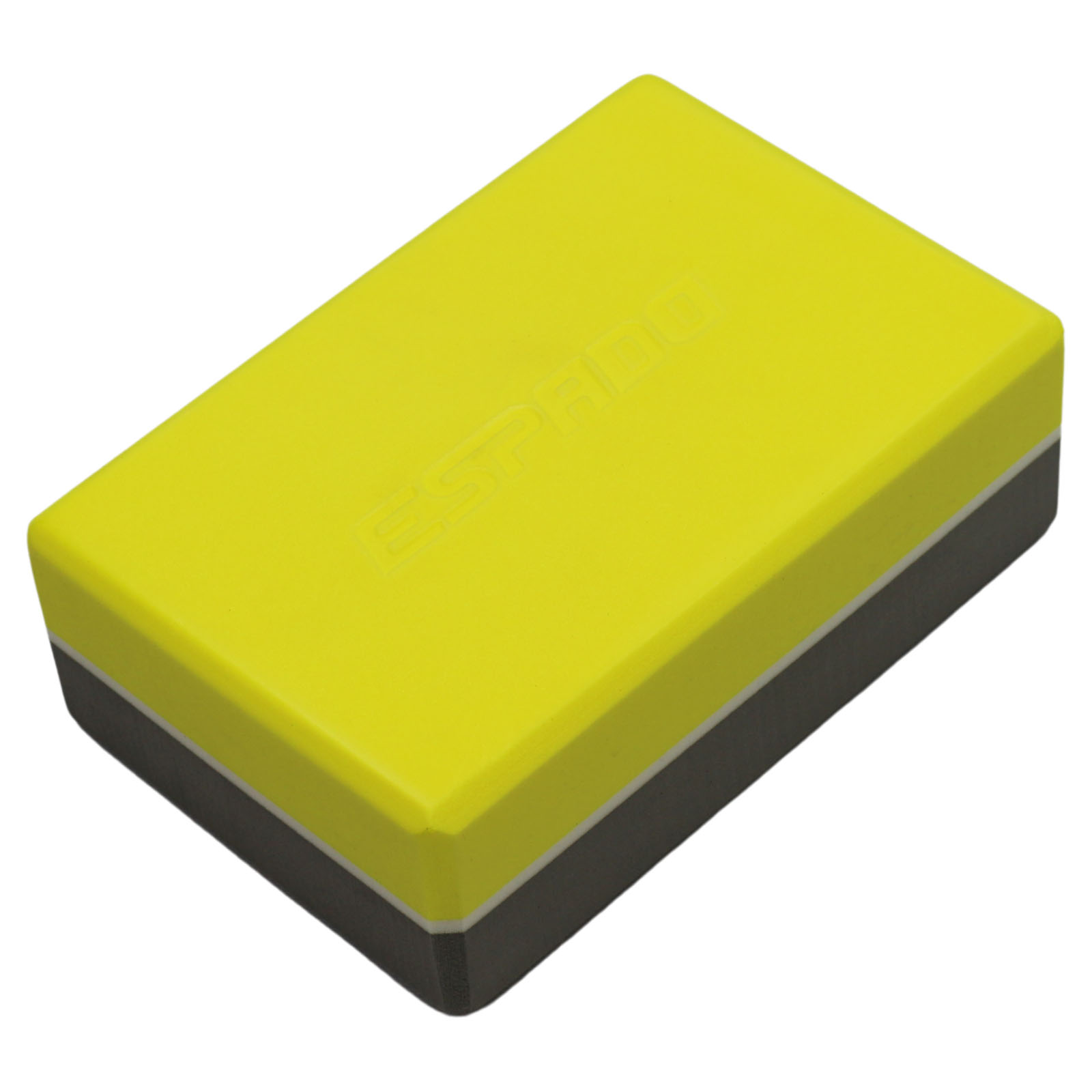Блок для йоги Espado серо-желтый ES2722 - фото 4