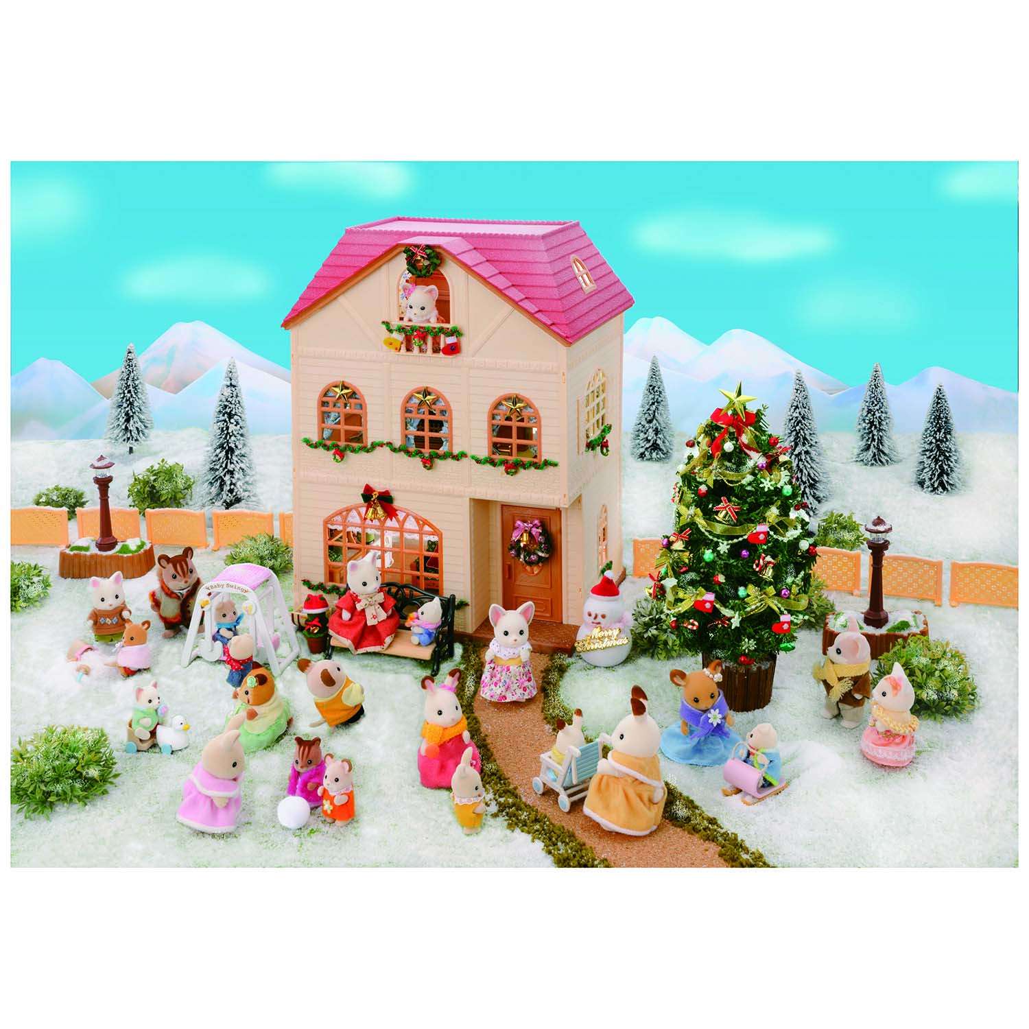 Набор Sylvanian Families Трехэтажный дом 2745 2745 - фото 8