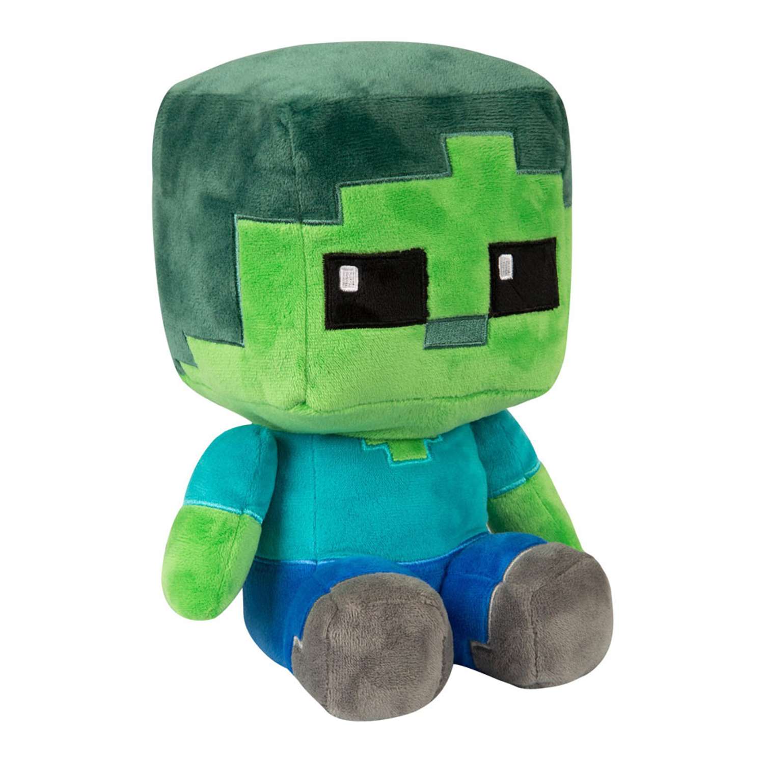 Игрушки майнкрафт. Мягкая игрушка Jinx Minecraft Baby Zombie 22 см. Плюшевый зомби майнкрафт. Мягкая игрушка майнкрафт зомби. Плюшевая игрушка зомби из МАЙНКРАФТА.