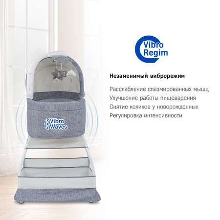 Колыбель-кроватка SIMPLICITY GL4070 Classic grey melange