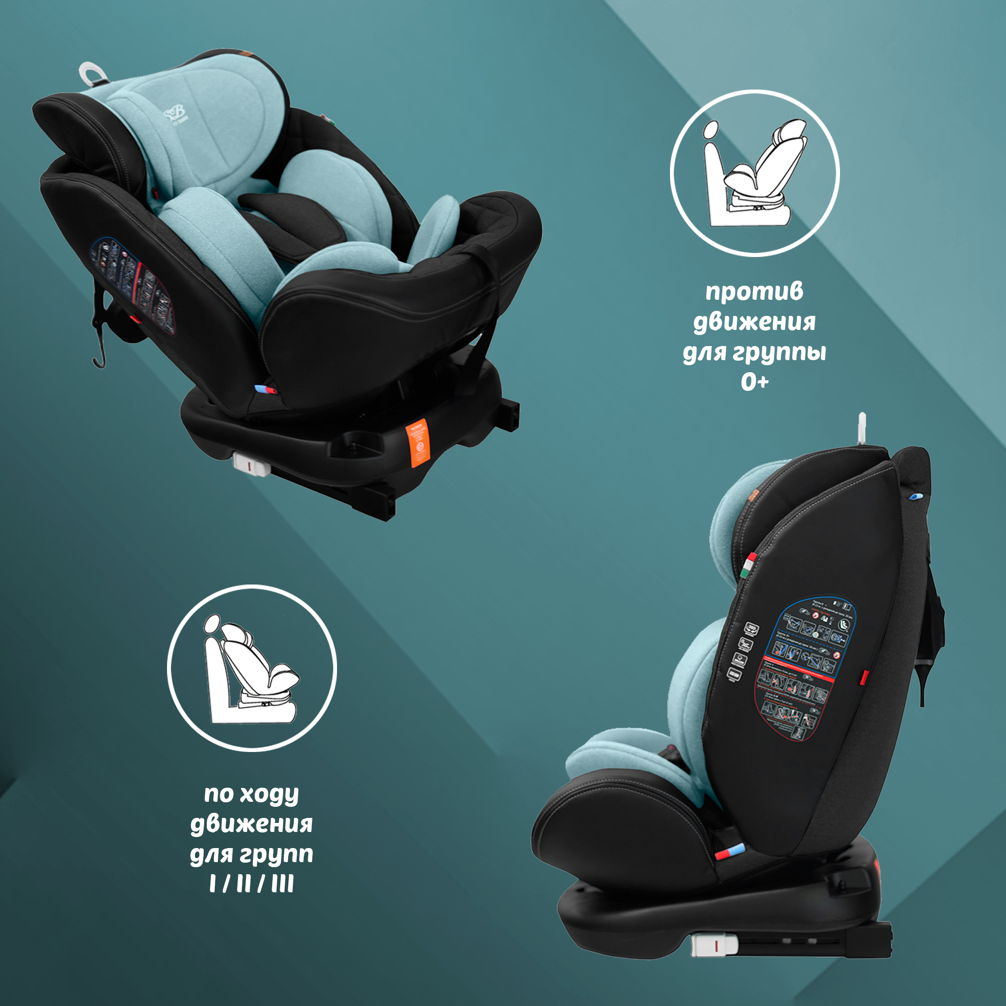 Автокресло Sweet Baby Ranger Isofix 0+/1/2/3 (0-36 кг) - фото 3