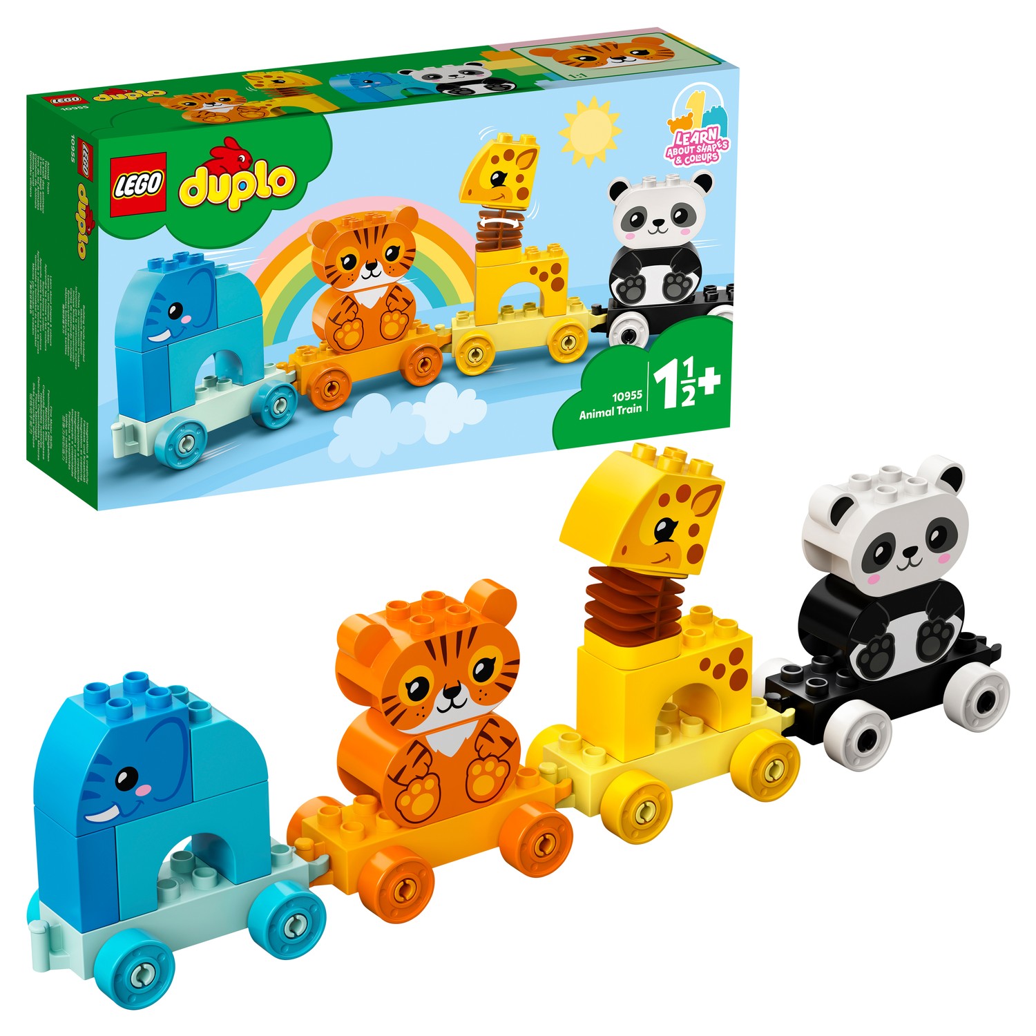 Конструктор LEGO DUPLO My First Поезд для животных 10955