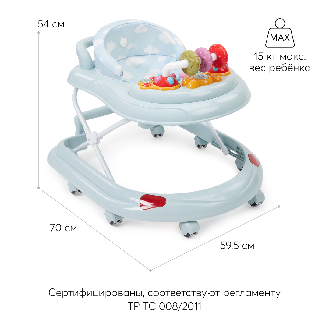 Ходунки Happy Baby SMILEY V2 - фото 2