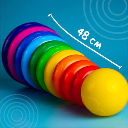 Пирамидка Sima-Land 10 колец с шариком