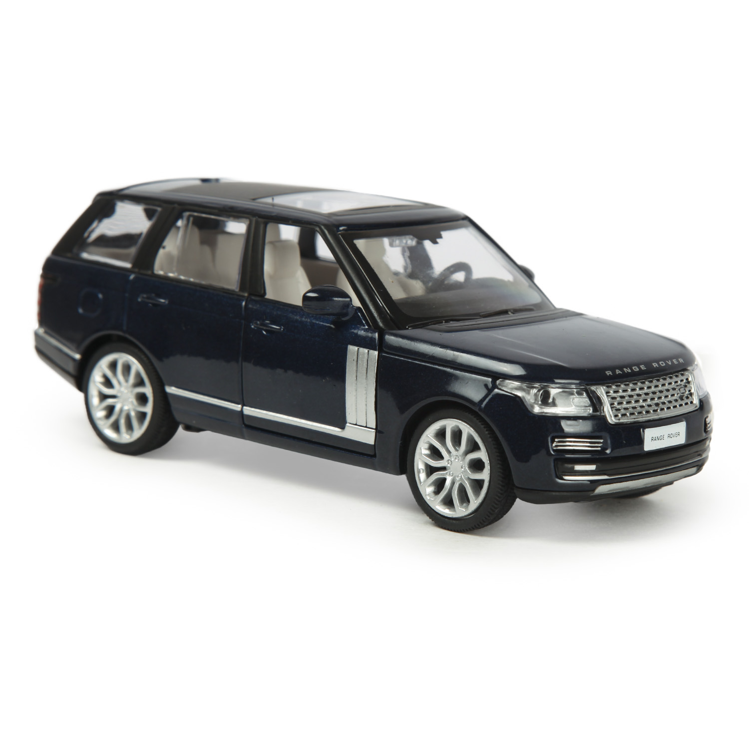 Машинка Mobicaro 1:34 2013 Range Rover Серебристо-синяя 68357 68357 - фото 1