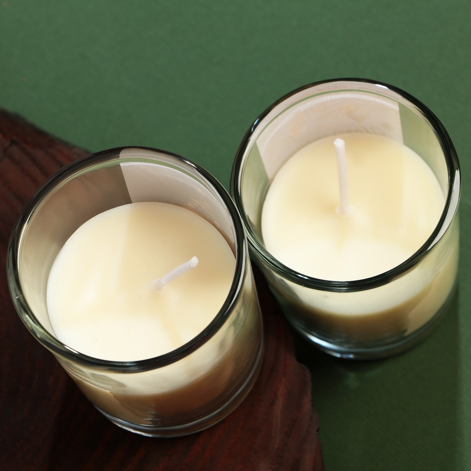 Новогодние свечи Зимнее волшебство в стакане (набор 2 шт.) «Исполнения желаний» аромат ваниль - фото 5