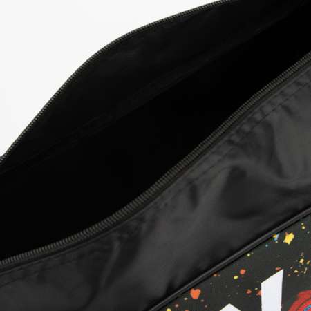 Сумка NAZAMOK спортивная на молнии наружный карман цвет чёрный