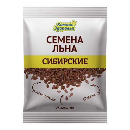 Семена Компас Здоровья льна Сибирские 40г