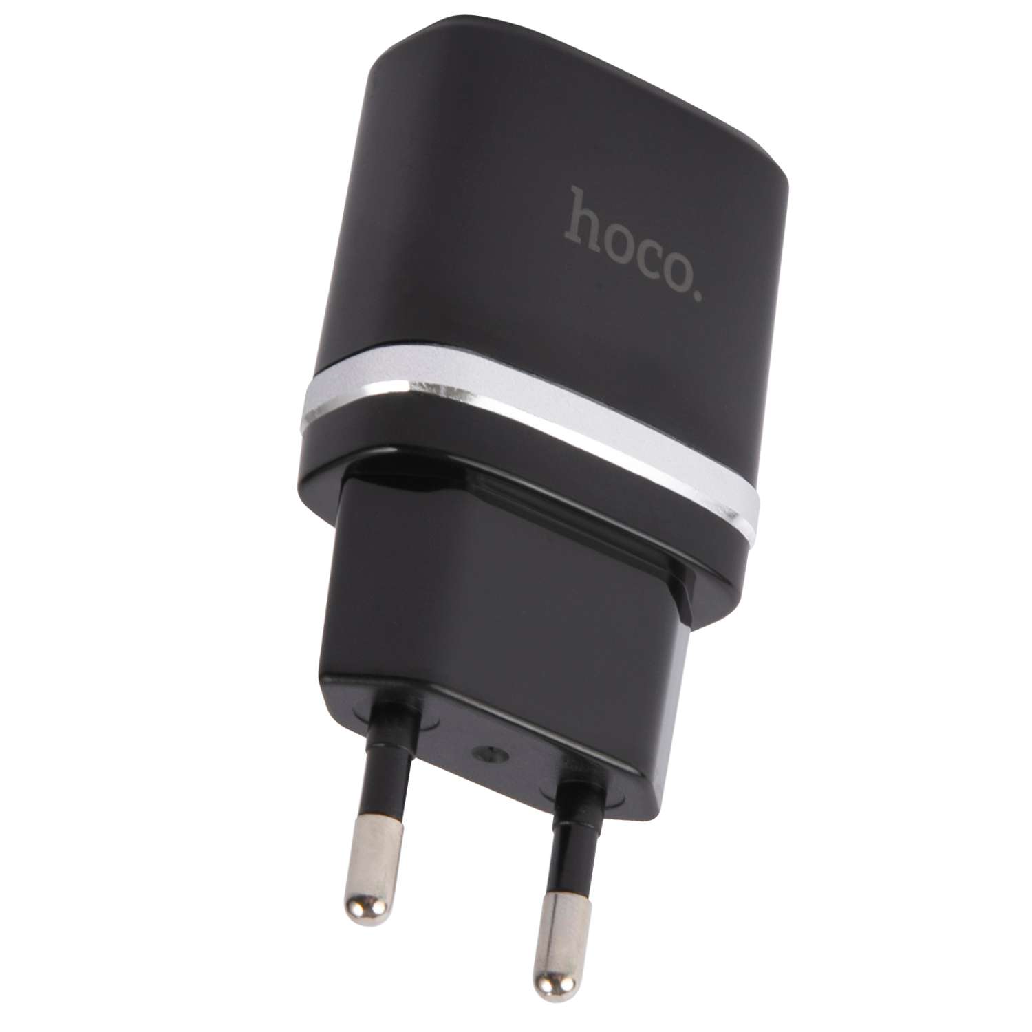 Зарядное устройство HOCO СЗУ+кабель Micro-USB C12 2USB 2.4A черный - фото 1