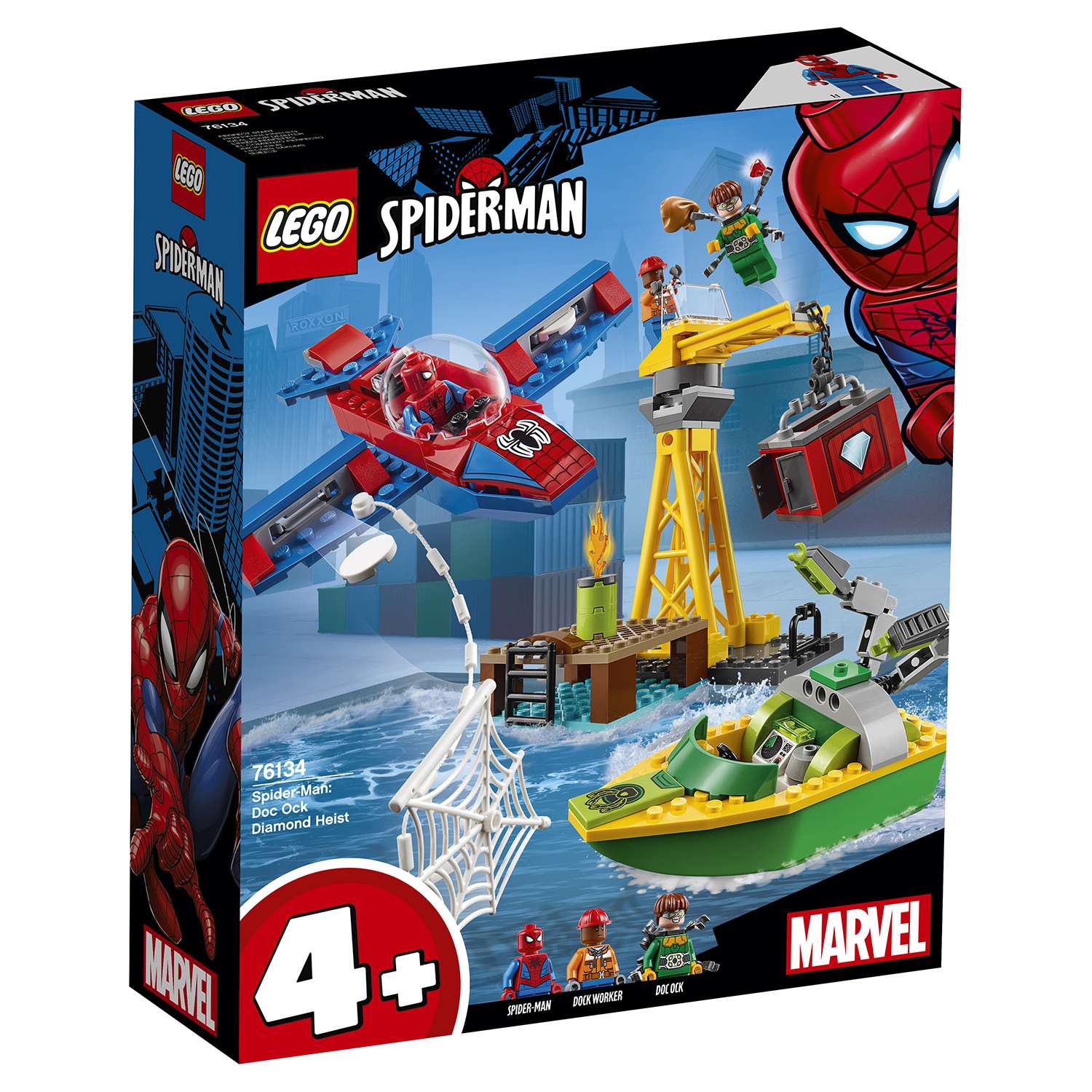 Конструктор LEGO Super Heroes Человек-паук: похищение бриллиантов Доктором Осьминогом 76134 - фото 2