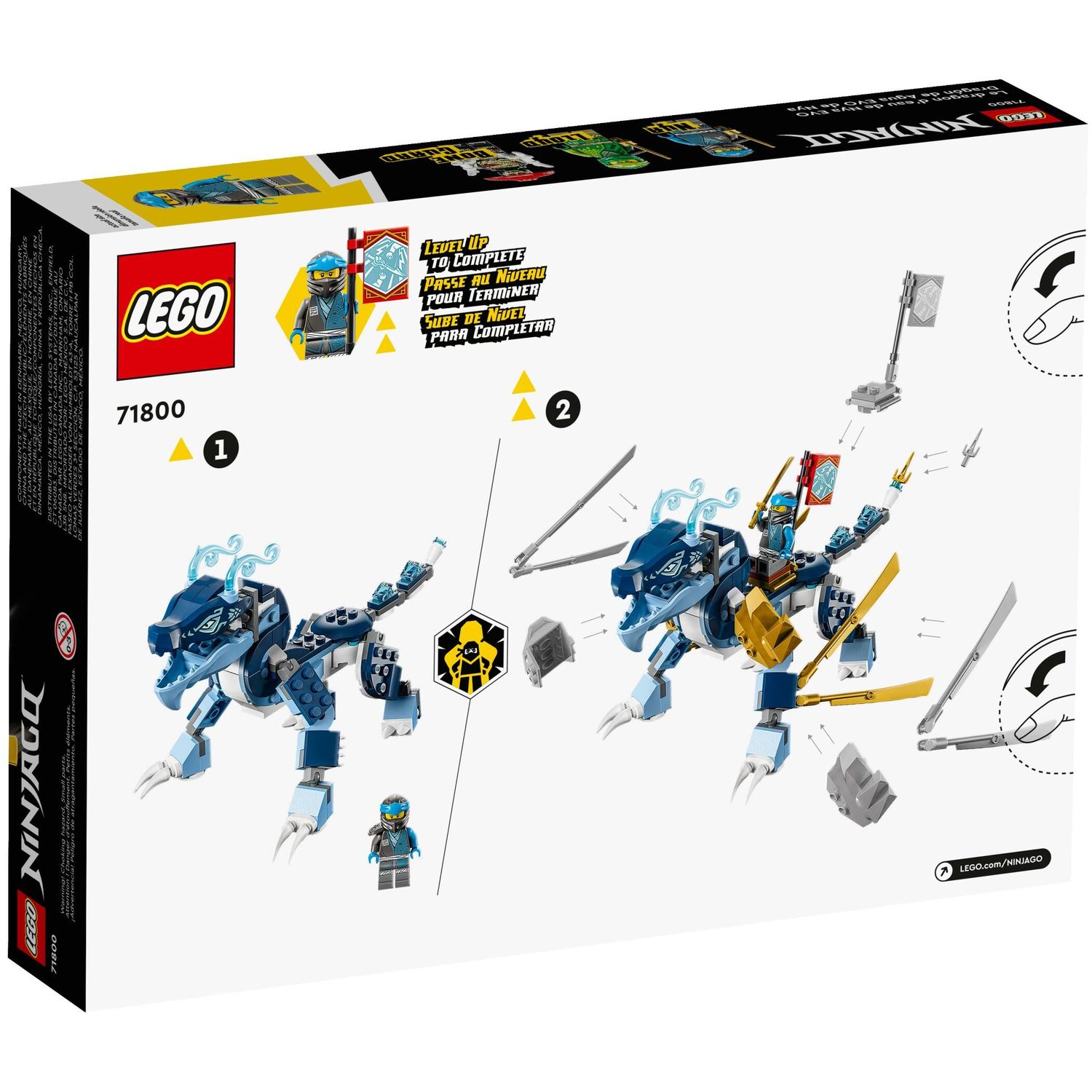 Конструктор LEGO Ninjago Nyas Water Dragon EVO 71800 - фото 6