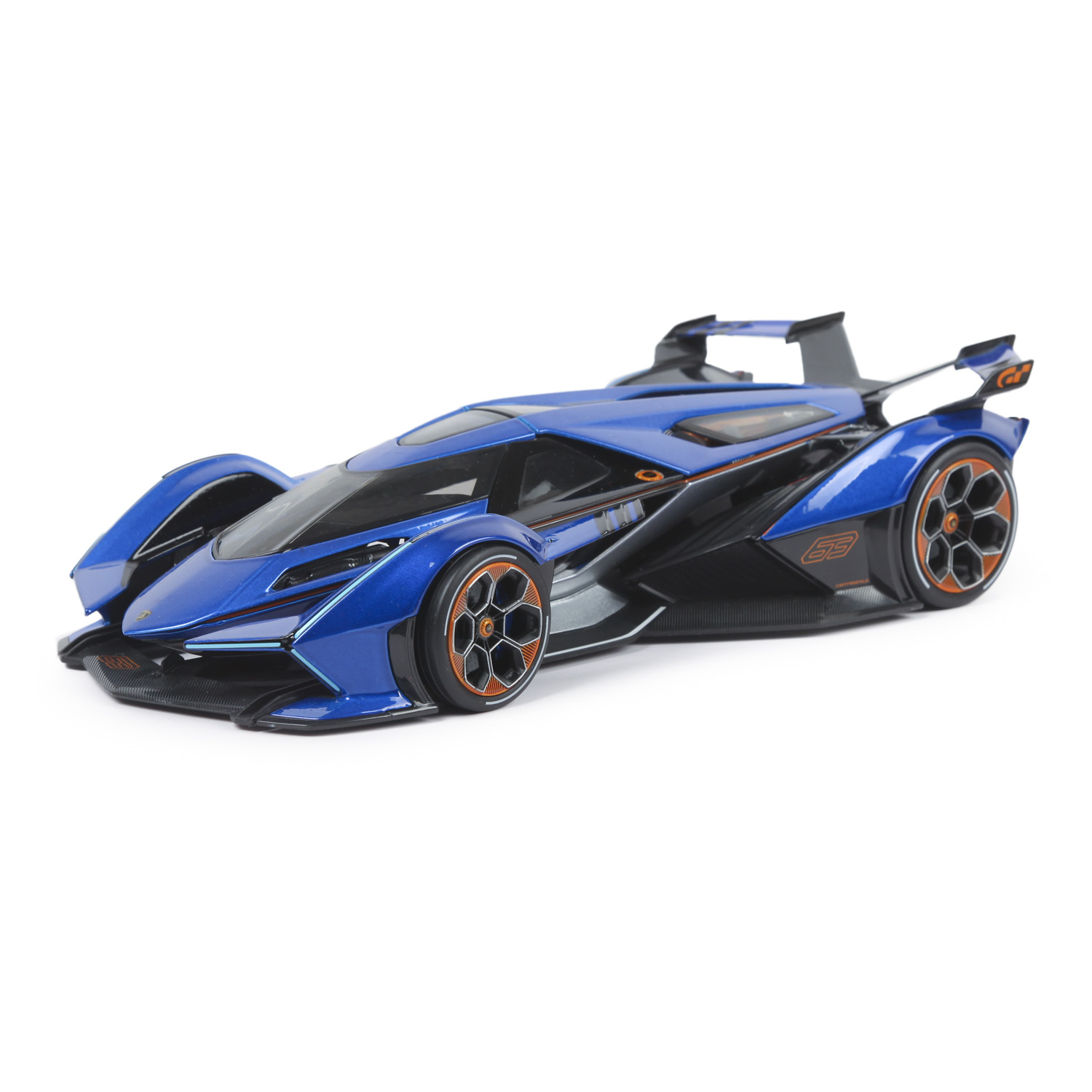 Машина MAISTO 1:18 Lamborghini V12 Vision Gran Turismo Голубая 36454 купить  по цене 4999 ₽ в интернет-магазине Детский мир