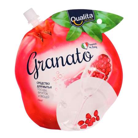 Средство для мытья посуды QUALITA Granato 450мл