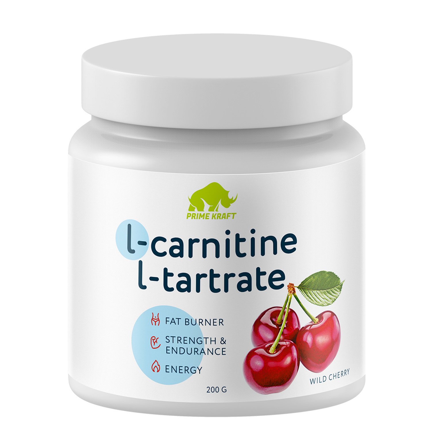 Коктейль L-Carnitine L-Tartale Prime Kraft вишня 200г - фото 1