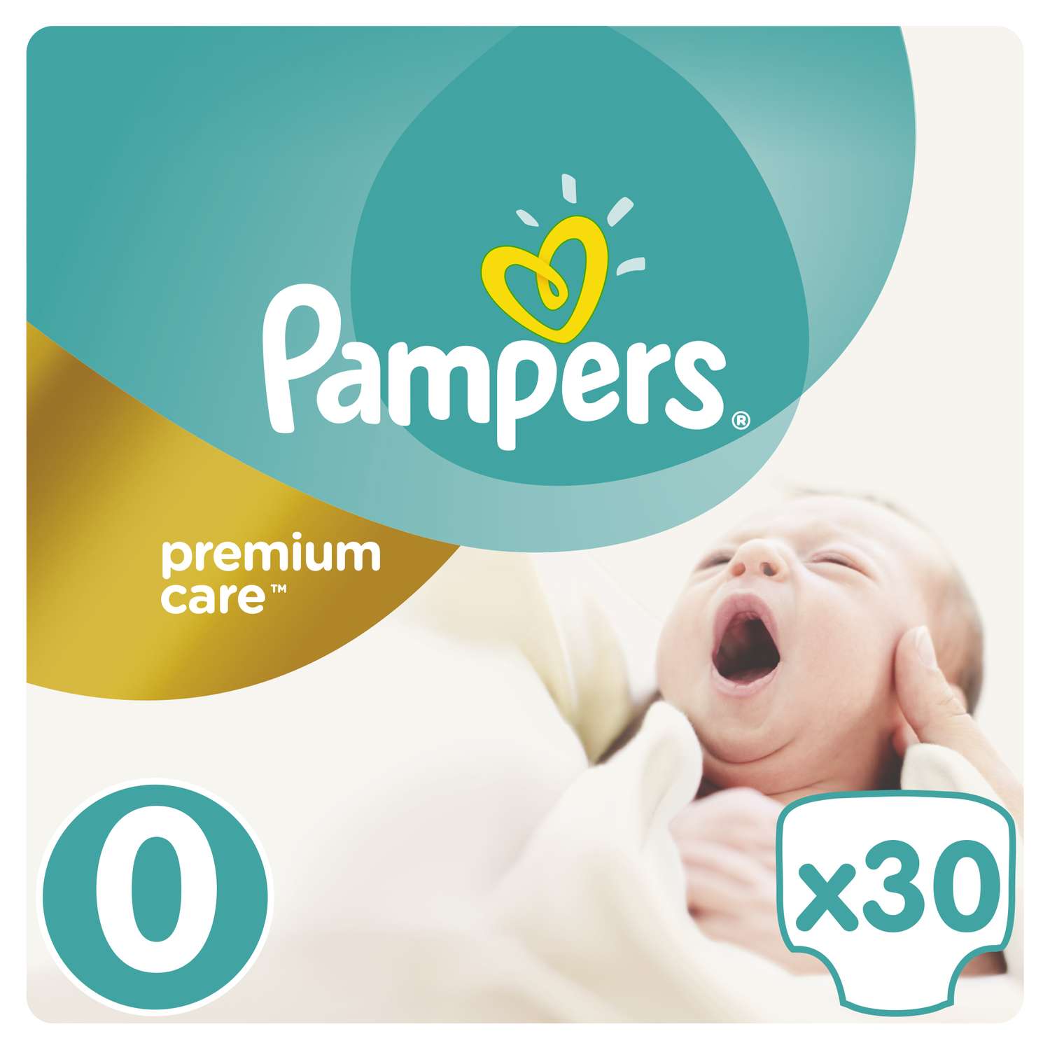 Подгузники Pampers Premium Care 0-2.5кг 30шт - фото 1