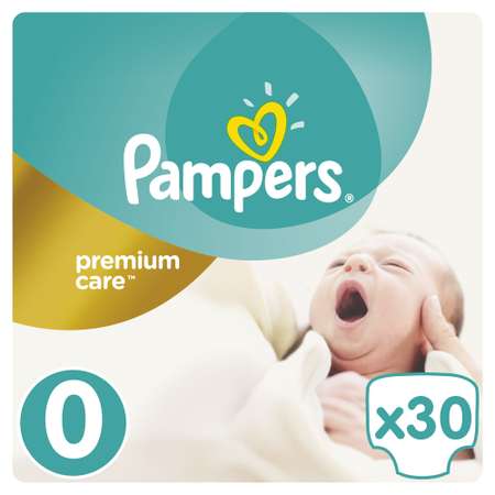 Подгузники Pampers Premium Care 0-2.5кг 30шт