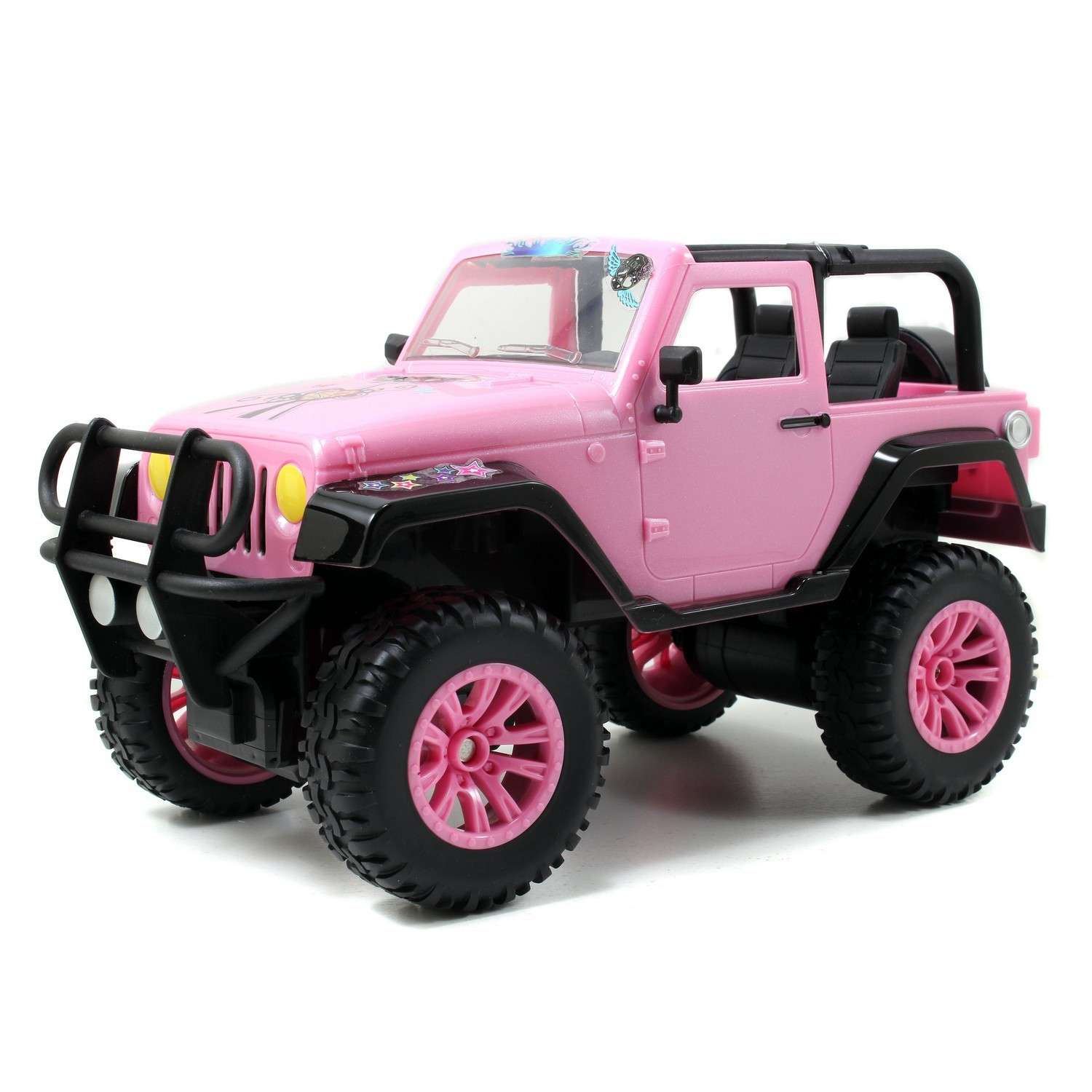 Машинка на радиоуправлении Jada масштаб 1:16 Girlmazing Jeep Розовая купить  по цене 81.5 руб. в интернет-магазине Детмир