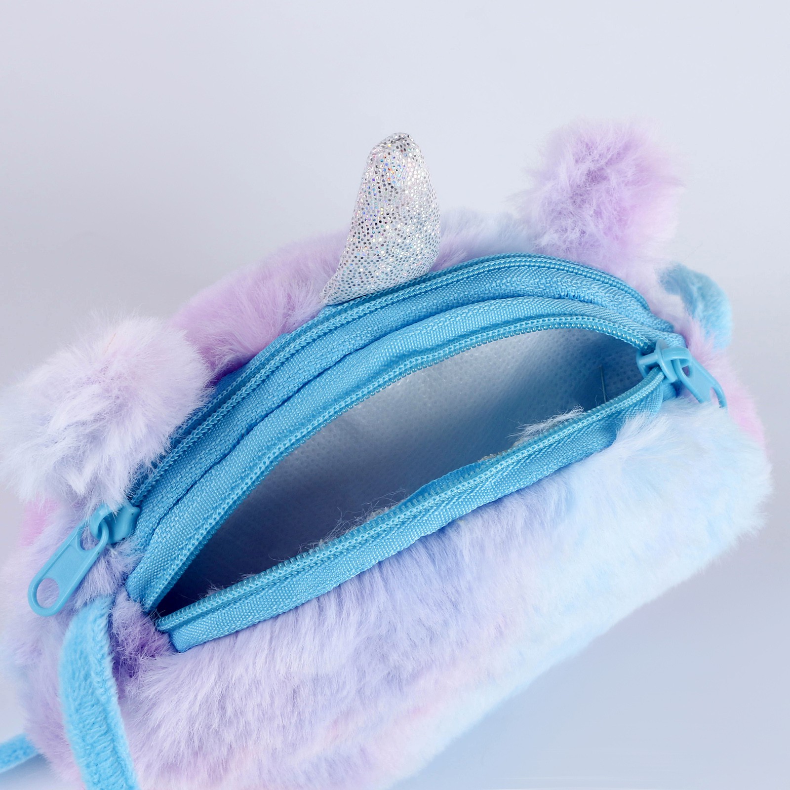 Плюшевая сумочка Milo Toys «Единорог» на шнурке цвет сиреневый - фото 5