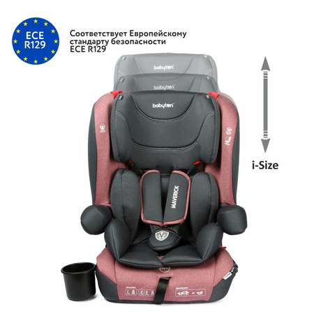 Автокресло Babyton Maverick Red Isofix 1/2/3 (9-36 кг)