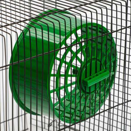 Колесо для грызунов Sima-Land пластиковое без подставки зелёное