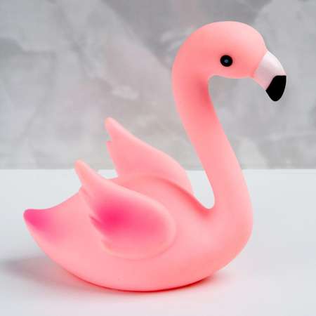 Игрушка Крошка Я для игры в ванне «Розовый фламинго» брызгалка