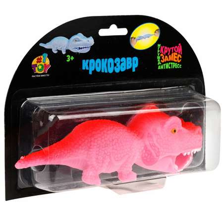 Игрушка Жмяка №1TOY Крокозавр в ассортименте Т25359