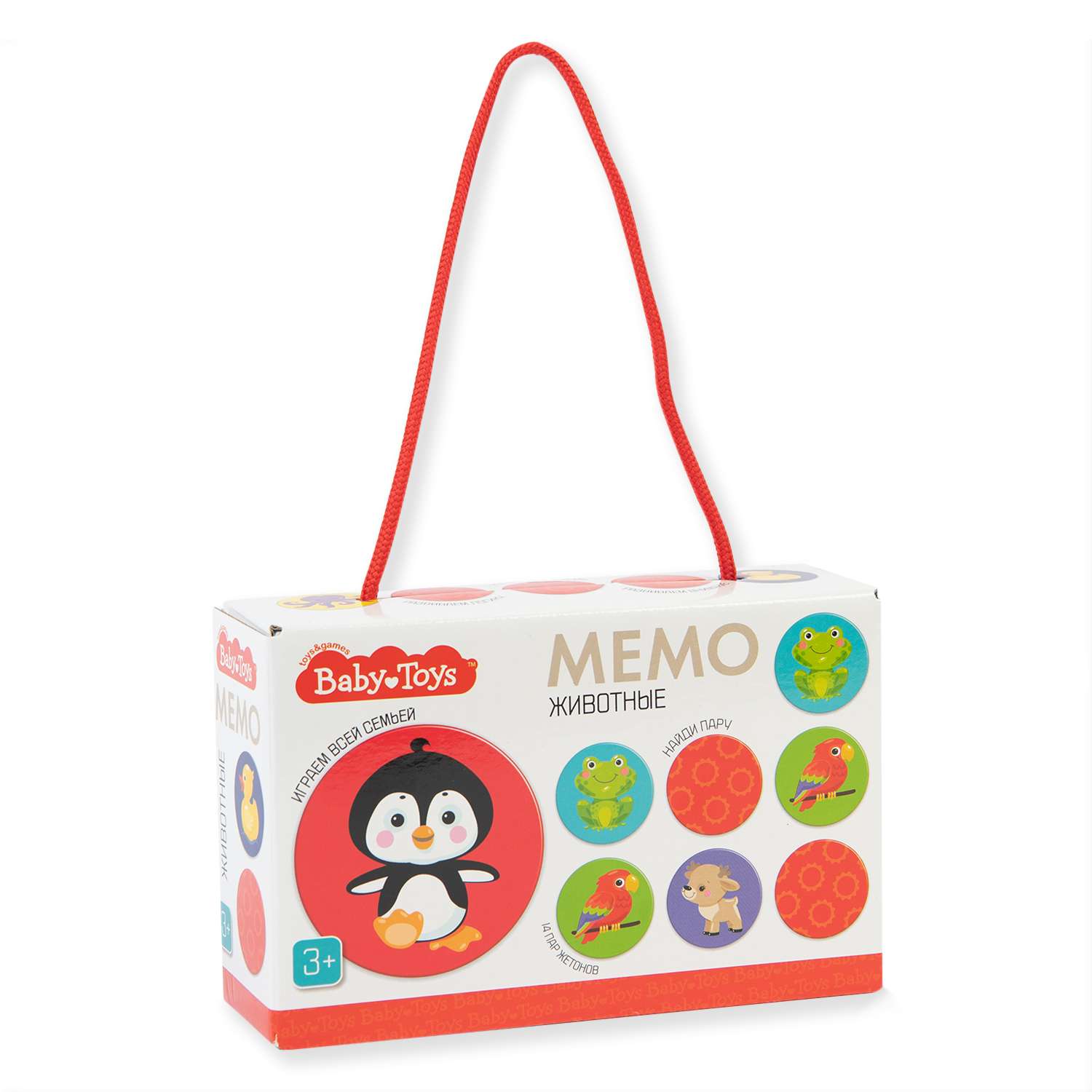 Игра Десятое королевство Baby Toys Мемо животные 04051 - фото 1