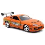 Машинка Fast and Furious Jada 1:32 1995 Toyota Supra Free Rolling Оранжевая 97345