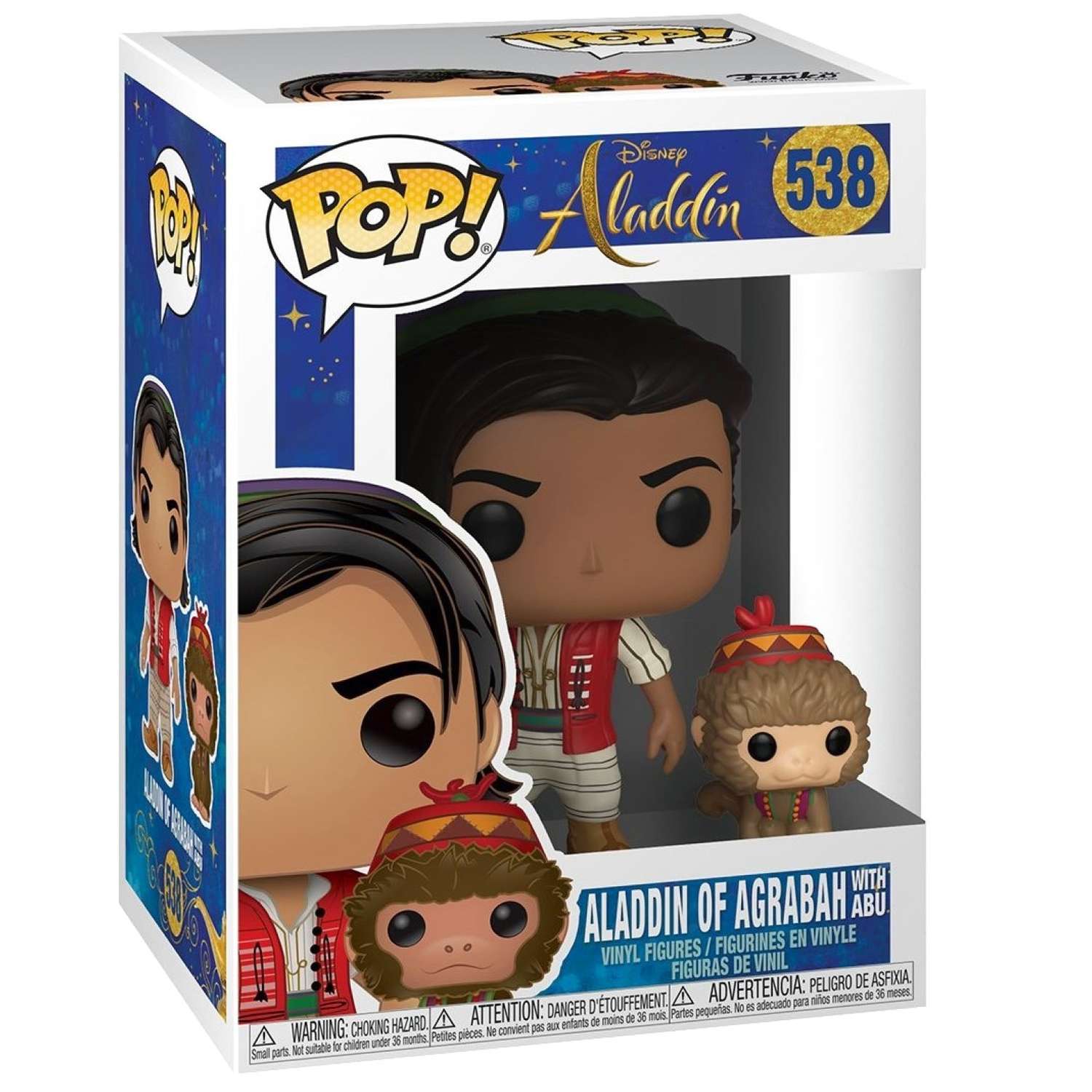 Фигурка Funko Pop vinyl Disney Aladdin Aladdin Abu Fun2060 - фото 2