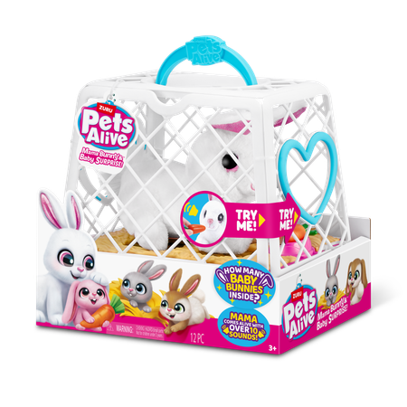 Игрушка Pets Alive Mama Bunny and Baby (Сюрприз) 9554